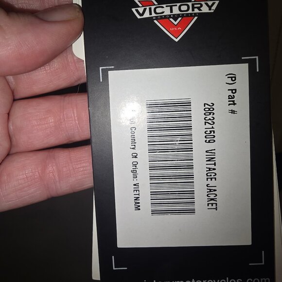 Victory Motorcycle leather riding jacket - Picture 4 of 6